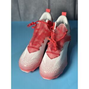 Under Armour Mens UA Highlight Hammer MC Football Cleats 3025085-100 Red White